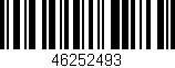 Código de barras (EAN, GTIN, SKU, ISBN): '46252493'