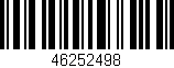 Código de barras (EAN, GTIN, SKU, ISBN): '46252498'