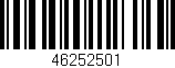 Código de barras (EAN, GTIN, SKU, ISBN): '46252501'