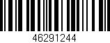 Código de barras (EAN, GTIN, SKU, ISBN): '46291244'