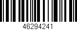 Código de barras (EAN, GTIN, SKU, ISBN): '46294241'