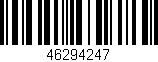 Código de barras (EAN, GTIN, SKU, ISBN): '46294247'