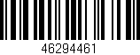 Código de barras (EAN, GTIN, SKU, ISBN): '46294461'