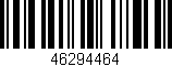 Código de barras (EAN, GTIN, SKU, ISBN): '46294464'
