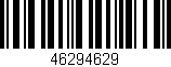Código de barras (EAN, GTIN, SKU, ISBN): '46294629'