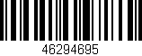 Código de barras (EAN, GTIN, SKU, ISBN): '46294695'