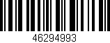 Código de barras (EAN, GTIN, SKU, ISBN): '46294993'