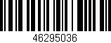 Código de barras (EAN, GTIN, SKU, ISBN): '46295036'