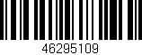 Código de barras (EAN, GTIN, SKU, ISBN): '46295109'