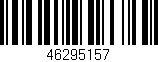 Código de barras (EAN, GTIN, SKU, ISBN): '46295157'