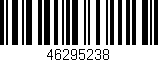 Código de barras (EAN, GTIN, SKU, ISBN): '46295238'