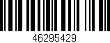 Código de barras (EAN, GTIN, SKU, ISBN): '46295429'