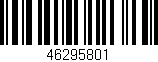 Código de barras (EAN, GTIN, SKU, ISBN): '46295801'