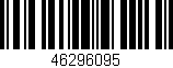 Código de barras (EAN, GTIN, SKU, ISBN): '46296095'
