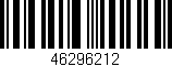 Código de barras (EAN, GTIN, SKU, ISBN): '46296212'