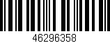 Código de barras (EAN, GTIN, SKU, ISBN): '46296358'