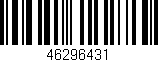 Código de barras (EAN, GTIN, SKU, ISBN): '46296431'