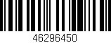 Código de barras (EAN, GTIN, SKU, ISBN): '46296450'