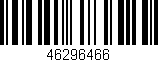 Código de barras (EAN, GTIN, SKU, ISBN): '46296466'
