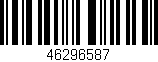 Código de barras (EAN, GTIN, SKU, ISBN): '46296587'