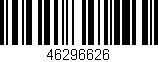 Código de barras (EAN, GTIN, SKU, ISBN): '46296626'