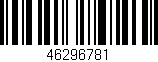 Código de barras (EAN, GTIN, SKU, ISBN): '46296781'