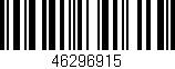 Código de barras (EAN, GTIN, SKU, ISBN): '46296915'