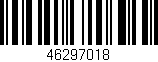 Código de barras (EAN, GTIN, SKU, ISBN): '46297018'