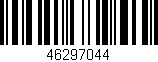 Código de barras (EAN, GTIN, SKU, ISBN): '46297044'