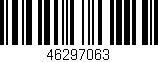 Código de barras (EAN, GTIN, SKU, ISBN): '46297063'