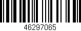 Código de barras (EAN, GTIN, SKU, ISBN): '46297065'