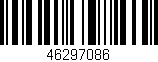 Código de barras (EAN, GTIN, SKU, ISBN): '46297086'