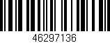 Código de barras (EAN, GTIN, SKU, ISBN): '46297136'
