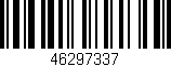 Código de barras (EAN, GTIN, SKU, ISBN): '46297337'