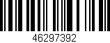 Código de barras (EAN, GTIN, SKU, ISBN): '46297392'