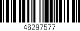 Código de barras (EAN, GTIN, SKU, ISBN): '46297577'