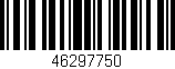 Código de barras (EAN, GTIN, SKU, ISBN): '46297750'