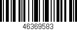 Código de barras (EAN, GTIN, SKU, ISBN): '46369583'