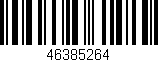 Código de barras (EAN, GTIN, SKU, ISBN): '46385264'