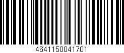 Código de barras (EAN, GTIN, SKU, ISBN): '4641150041701'