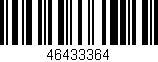 Código de barras (EAN, GTIN, SKU, ISBN): '46433364'