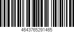 Código de barras (EAN, GTIN, SKU, ISBN): '4643765291465'