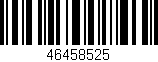 Código de barras (EAN, GTIN, SKU, ISBN): '46458525'