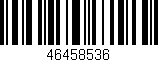 Código de barras (EAN, GTIN, SKU, ISBN): '46458536'