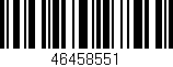 Código de barras (EAN, GTIN, SKU, ISBN): '46458551'