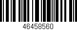 Código de barras (EAN, GTIN, SKU, ISBN): '46458560'