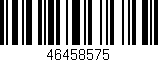Código de barras (EAN, GTIN, SKU, ISBN): '46458575'
