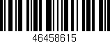 Código de barras (EAN, GTIN, SKU, ISBN): '46458615'