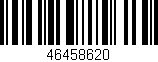 Código de barras (EAN, GTIN, SKU, ISBN): '46458620'