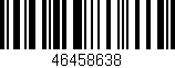 Código de barras (EAN, GTIN, SKU, ISBN): '46458638'